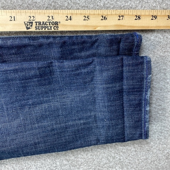 Rock & Republic jeans distressed tapered leg relaxed fit size 28 low rise - Picture 12 of 12